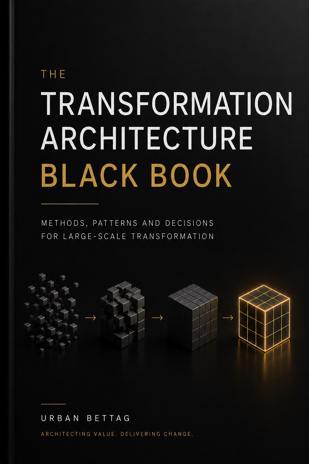 The Transformation Architecture Black Book by Urban Bettag, book cover